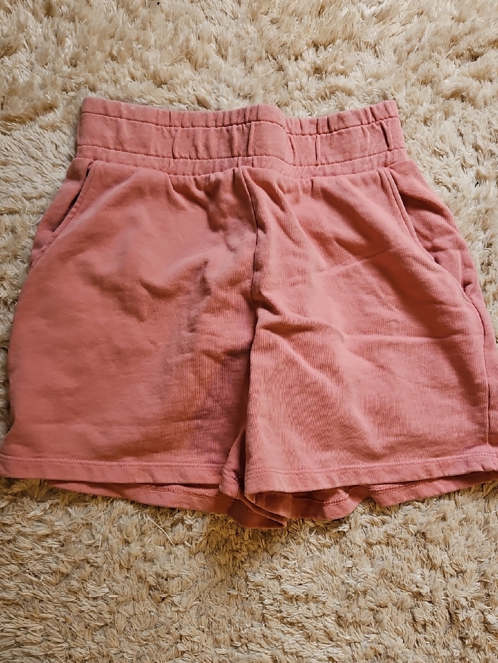 Zara Rose-Pink Athletic Pull-On Shorts